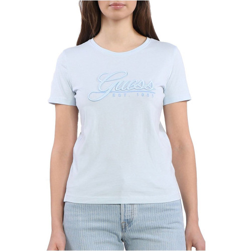 Guess Γυναικεία κοντομάνικη μπλούζα Script Tee
